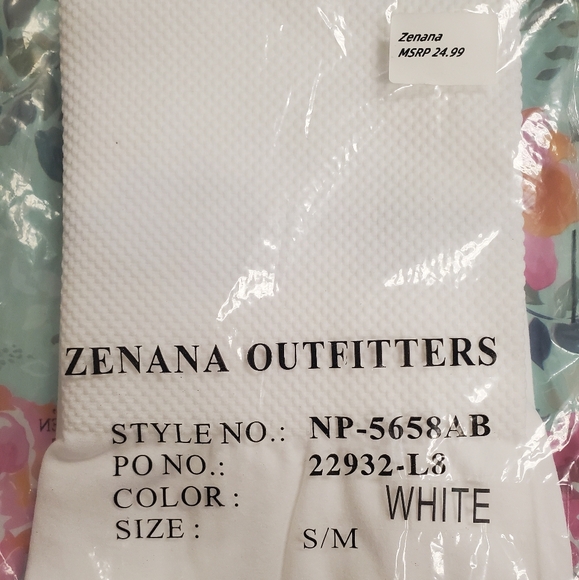 Zenana Outfitters White Capri Leggings - Picture 3 of 5
